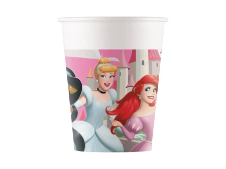 Kubek papierowy "Księżniczki Disney'a" 200 ml 8 szt.