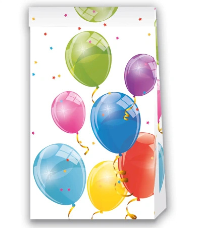 Paper bags “Sparkling Balloons” 16 × 22 cm, 4 pcs