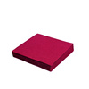 2-ply Burgundy napkins 1/4 fold 33 × 33 cm, 50 pcs.