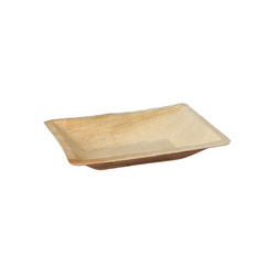 Palm leaf tray 17 x 12 x 3 cm 6 pcs.