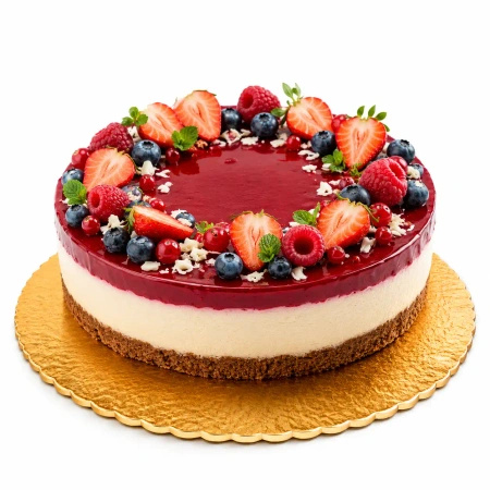 Thick gold cake boards 24 cm 1 pc.