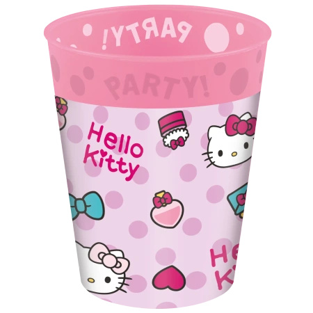 Reusable Cups "Hello Kitty" 250 ml, 4 pcs.