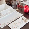 "Noel" cutlery bags with napkin, 22.5 x 11.2 cm, 250 pcs.