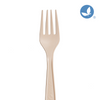 Avocado seed forks beige 17,2 cm 24 pcs.