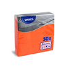 2-ply Orange napkins 1/4 fold 33 × 33 cm, 50 pcs.