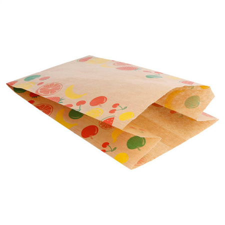 Paper bag for fruit 0.5 kg, 14+9 x 22 cm 500 pcs.