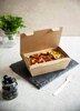 Insulated Cardboard food box 19.5 x 13 x 6 cm, 50 pcs.