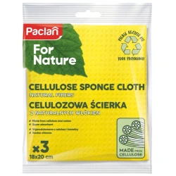 Cellulose sponge cloths Paclan, 18 × 20 cm, 3 pcs