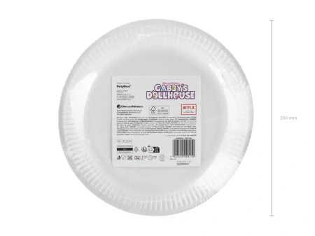 Paper plates "Gabby's Dollhouse", 23 cm, 6 pcs