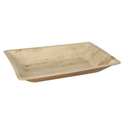 Palm leaf tray 23 x 16 x 3 cm 25 pcs.