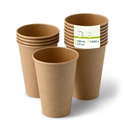 Kraft vending paper cup 180 ml, ¶. 70 mm, 50 pcs.