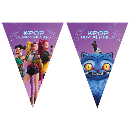 Paper Flag Garland K-POP 2.3 m 1 pc
