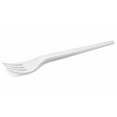 Widelce C-PLA białe, wielorazowe, 17 cm, 50 szt.