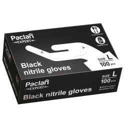 Black nitrile gloves Expert "L" 100 pcs.