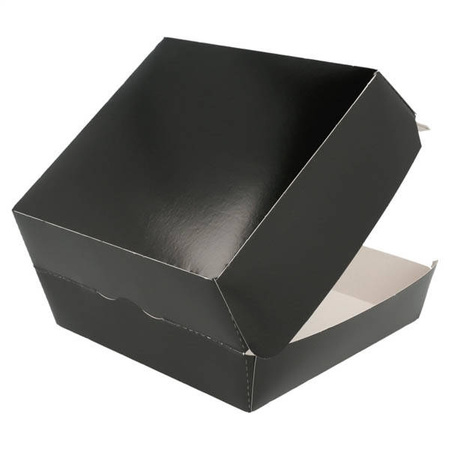 Burger box Giant black 17,5 x 18 x 7,5 cm 50 pcs.