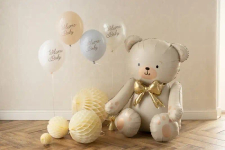 Standing Foil Balloon "Bear", 75 × 84 cm, 1 pc
