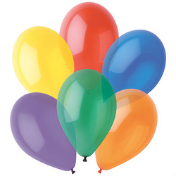 Balony "Crystal" mix 29 cm 8 szt.