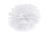 Decorative Tissue Paper Pom-Pom, White, 25 cm, 1 pc