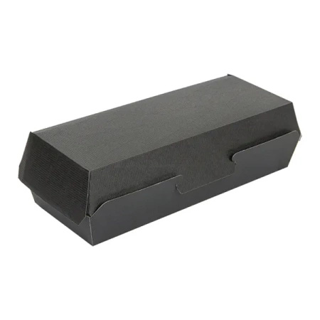 Black thermal lunch box Panini 26.5 x 12.2 x 7 cm, 50 pcs