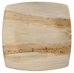 Palm leaf plate "Quadrato" 26 x 26 cm 25 pcs.