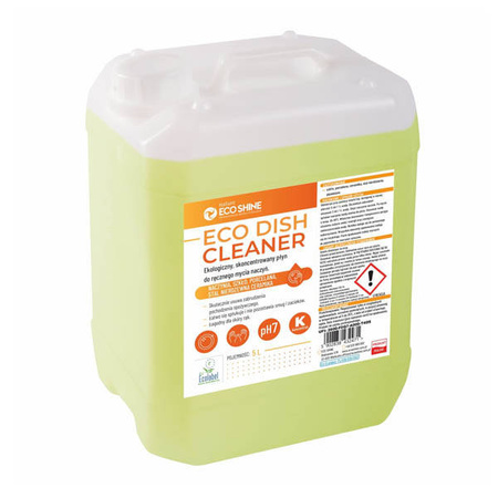Hand dishwashing liquid, unscented, Eco Shine 5L, 1 pc.