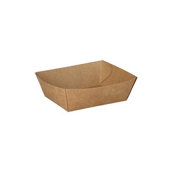 Greaseproof deep paper tray 9 x 7 x 3.5 cm 50 pcs.