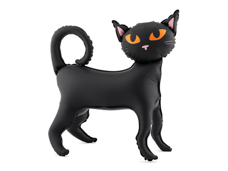 Foil Balloon “Black Cat – Halloween”, 45 × 48 cm, 1 pc.