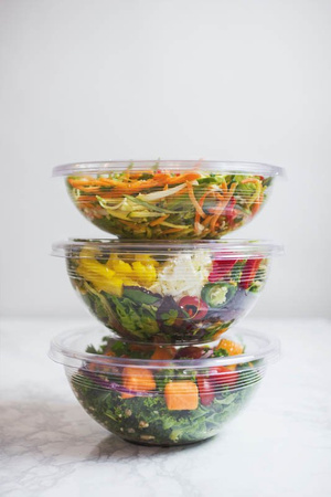 PLA bowl 750 ml, dia. 185 mm 75 pcs.