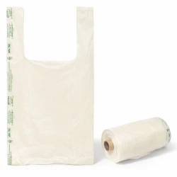 Disposable compostable tear-off bags PLA 22 x 44 cm, 250 pcs