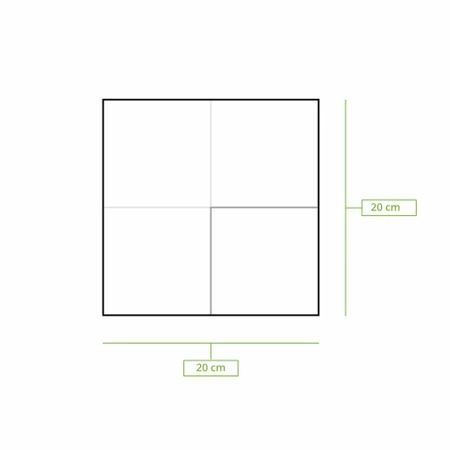 Serwetki 2-warstwowe "Recycled" 20 x 20 cm 100 szt.