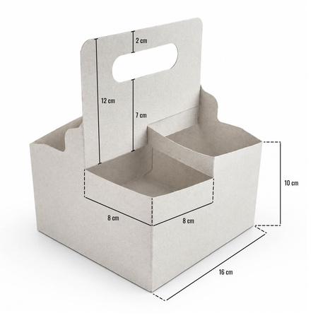 Paper holder / holder for 4 cups 200 pcs.
