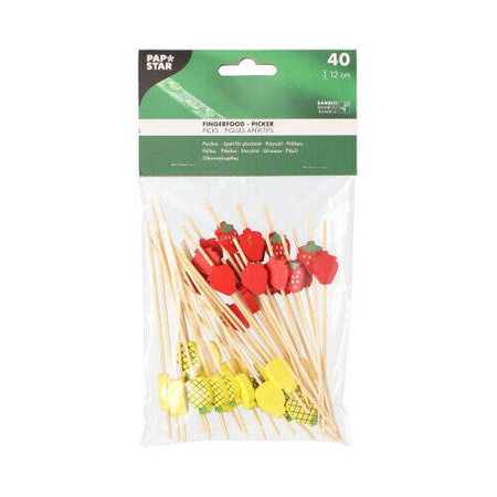 Snack sticks "Fruit" 12 cm 40 pcs.