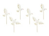 Cupcake Decorations "Doves", 14.5 cm, 6 pcs