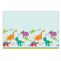 Obrus wielorazowy "Dino", 120 x 180 cm, 1 szt