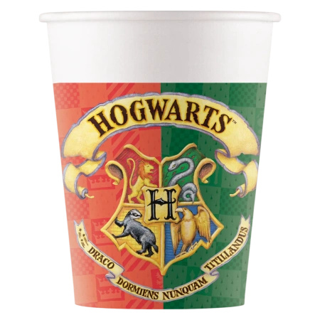 Kubek papierowy "Harry Potter" 200 ml 8szt.