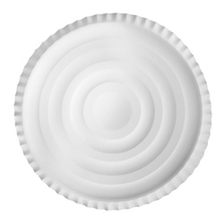 Paper plate white round 42 cm 100 pcs.