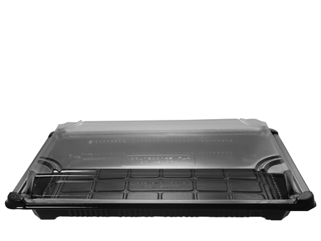 PLA container for sushi 24.5 x 15 x 4 cm 100 pcs.