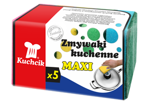 Dishwashing sponges Kuchcik Maxi, 5 pcs.