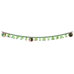 Baner urodzinowy papierowy "Wicked", 2 m, 1 szt.