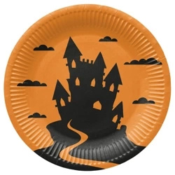 Round paper plate "Funny Halloween" ¶r. 23 cm 8 pcs.