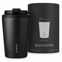 Kubek termiczny RAGS'y Simply Cup Ceramic All Black 340 ml 1 szt.