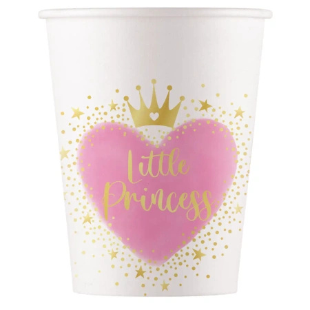 Kubek papierowy "My Little Princess" 200 ml 8 szt.