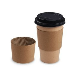 Cup sleeve 250-300 ml, kraft, 100 pcs