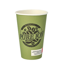 Paper cup "Pure Joy" green 350 ml, ¶. 80 mm 50 pcs.