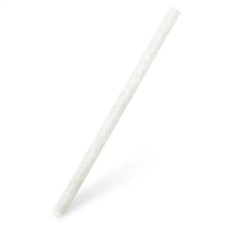 Reusable biocomposite straws white 8/140 mm 100 pcs