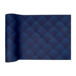 PREMIUM paper runner in roll, navy blue, "Rhombus" 40 cm x 24 m 1 pcs .