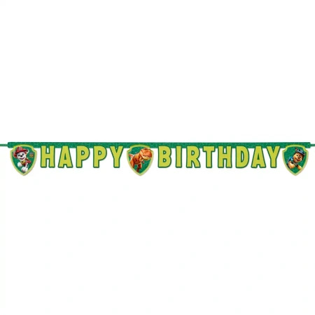 Paper birthday banner “PAW Patrol Dino” 2 m, 1 pc