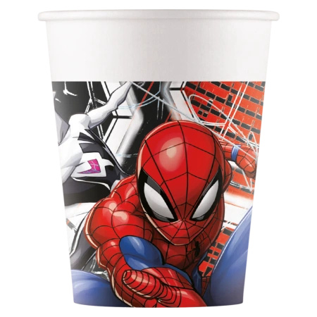 Kubek papierowy "Spider-Man" 200 ml 8 szt.