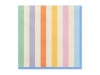 Paper Napkins 2‑ply “Stripes – Colorful”, 33 × 33 cm, 20 pcs.
