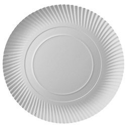 Paper plate white round 32 cm 10 pcs.